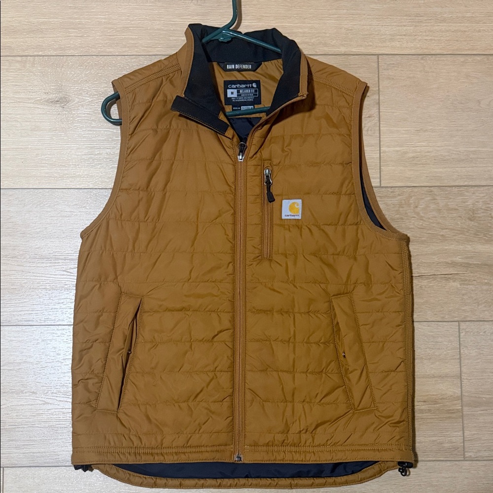 Carhartt Men's Tan Quilted Vest